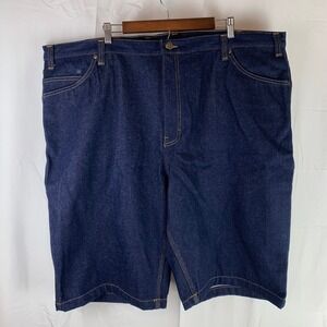 Ben Davis Carpenter Shorts Mens 48 Indigo Blue Denim Heavy Duty Workwear Utility